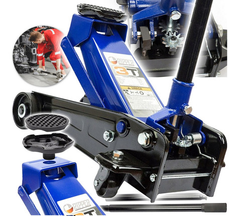 Cric idraulico basso - 3t,